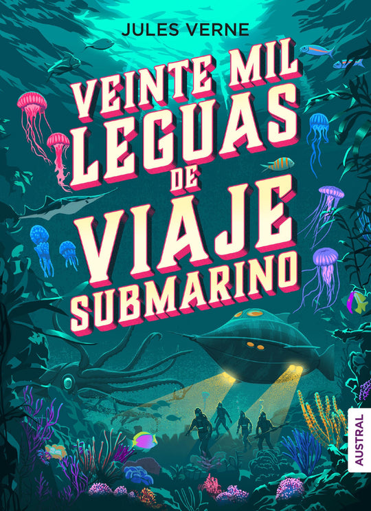 Veinte mil leguas de viaje submarino               -  Jules Verne