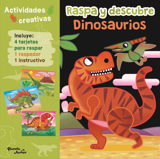 Raspa y descubre - Dinosaurios                     -  Varios Autores
